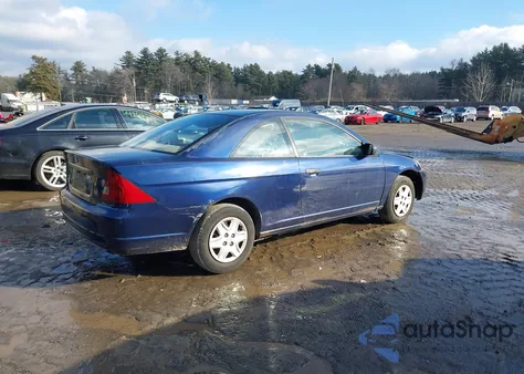 2003 Honda Civic Dx from USA, damaged, VIN 1HGEM21203L009825